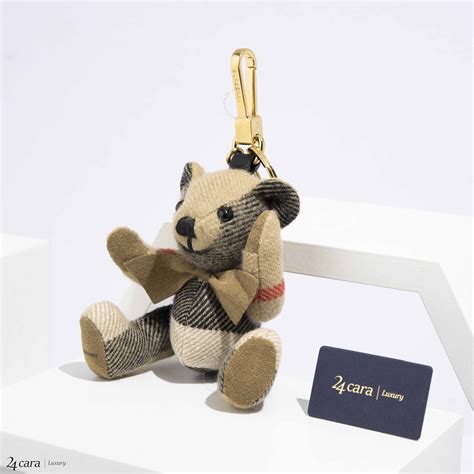 NWT Burberry Thomas Bear Charm With Bowtie Bag Charm 